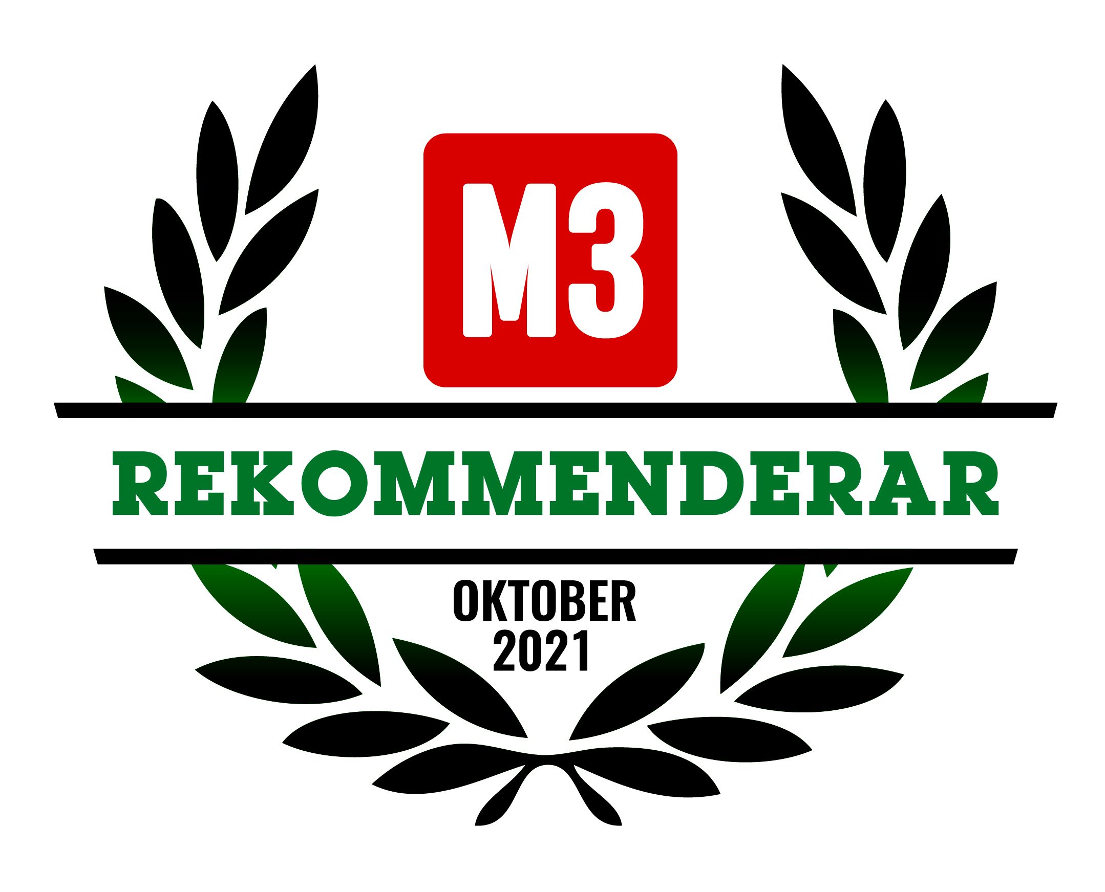 M3 rekommenderar oktober 2021